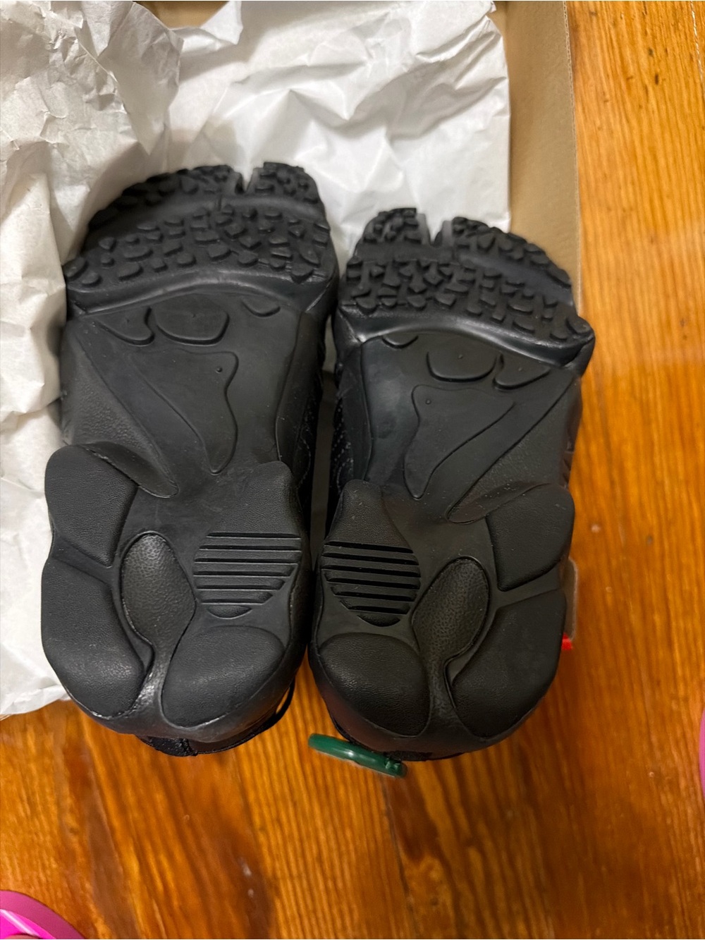 Nike Black leather Air Rift Sneakers - Picture 3 of 8